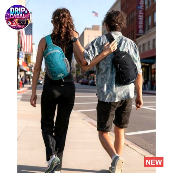 RFID Blocking Anti Theft Sling Backpack Crossbody Bag Nylon main image 6